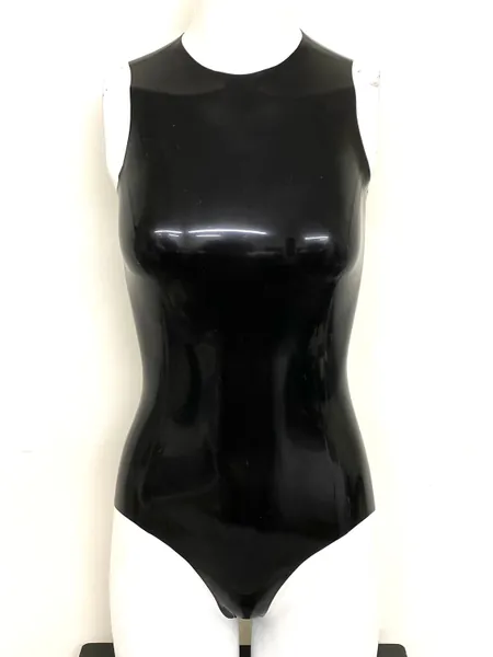 Latex Sleeveless Bodysuit