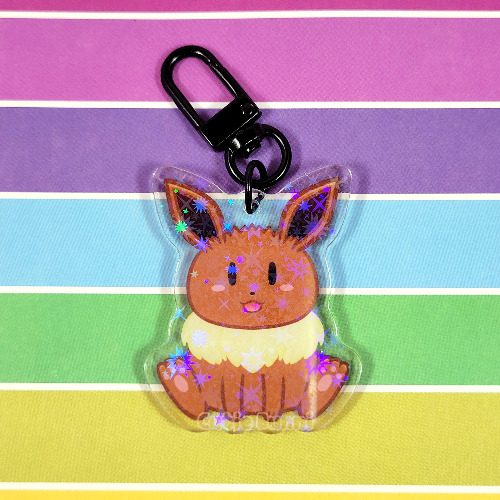 [Pokemon] Eevee Acrylic Charm Keychain