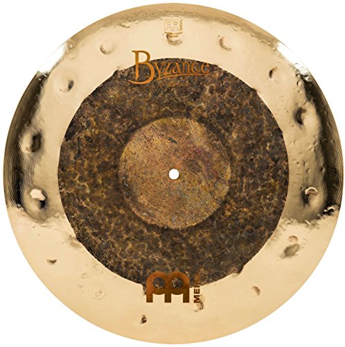 Meinl Cymbals Byzance 18" Dual Crash — MADE IN TURKEY — Hand Hammered B20 Bronze, 2-YEAR WARRANTY, inch (B18DUC) - Thin - Single - Dual