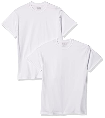Gildan DryBlend T-Shirt, Style G8000, Multipack - XX-Large - White (2-pack)