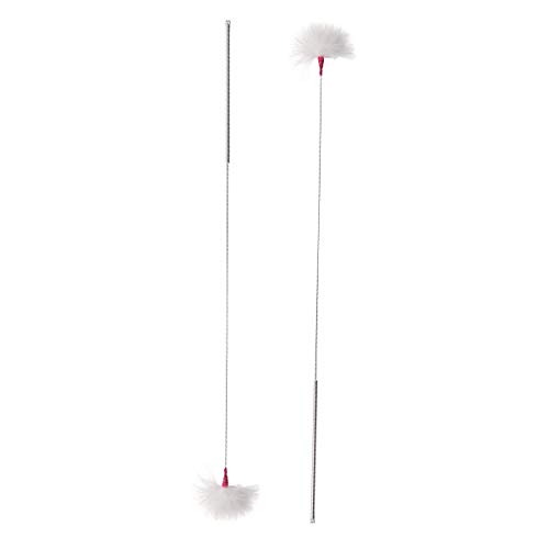 SUPVOX 2pcs Earpick with Goose Feather Ear Wax Cleaning Stick Earwax Remover Cleaning Tools