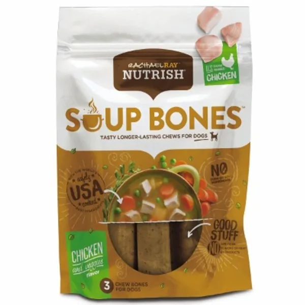 Rachael Ray Nutrish Soup Bones Longer Lasting Dog Treat Chews