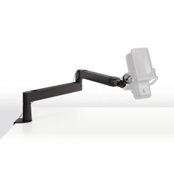 Elgato Wave Mic Arm LP - Perche de micro haut de gamme compacte avec passe-câbles, pince pour bureau, fixation polyvalente, entièrement réglable, idéale pour podcasts, streaming, jeux, télétravail