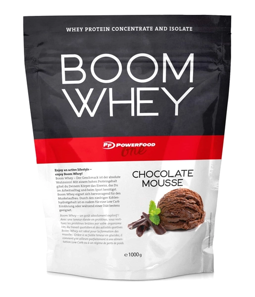 PowerFood One Boom Whey (1000g) | Chocolate Mousse | 6455-21