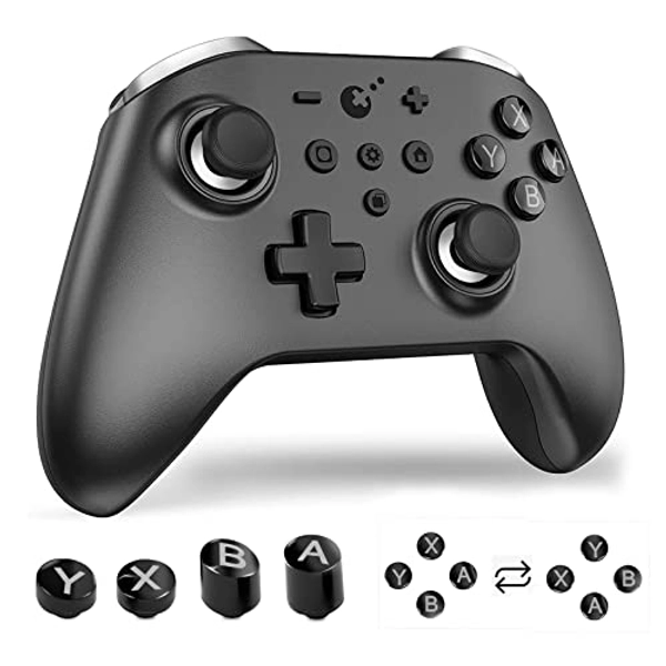 GuliKit KingKong 2 Pro Controller, Hall Joystick Bluetooth Wireless Controller for Switch/Switch OLED/PC/Android/MacOS/IOS/Steam Deck - No Deadzone, No Drifting, APG Button, Vibration- Black - Kingkong 2 Pro Black