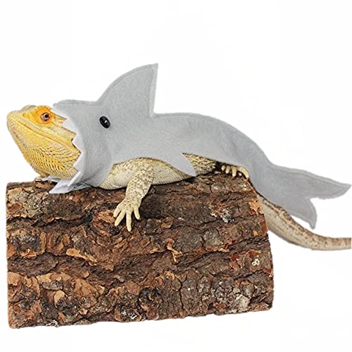 Lizard Clothes for Bearded Dragon - Shark Costume Outfit Handmade
