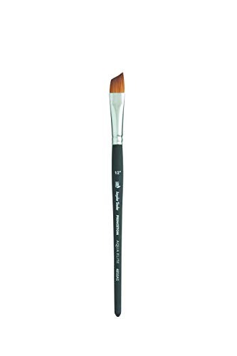 Princeton Aqua Elite, Series 4850, Synthetic Kolinsky Watercolor Paint Brush,Angle Shader, 1/2 Inch