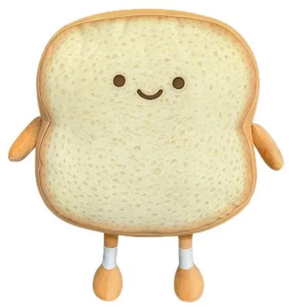 Toast Bread Pillow (Golden)