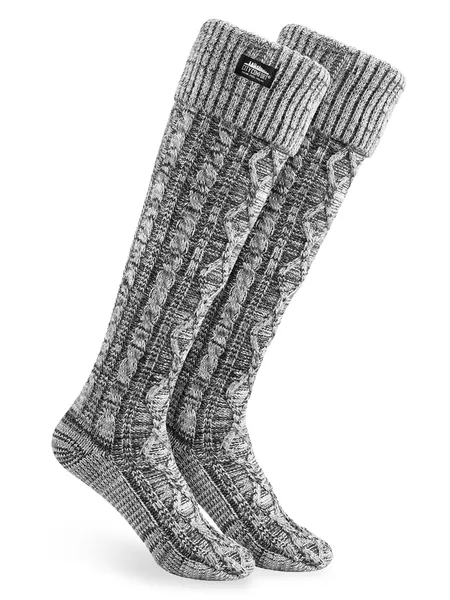 CityComfort Women Knee High Socks. Cable Knit Over The Knee Socks UK Size 4-8