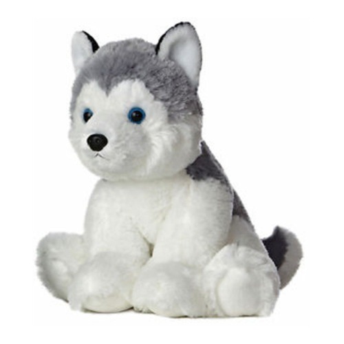 Aurora 50269 Plush Toy, Husky, 14" Tall, Grey - 