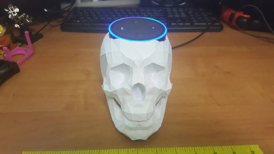 Echo Dot Gen 2 Skull Holder - Black