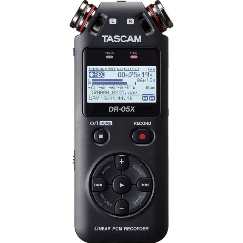 TASCAM DR-05X Tascam 05X Stereo Handheld Digital Audio Recorder with USB Audio Interface - 2020 Model $175.34