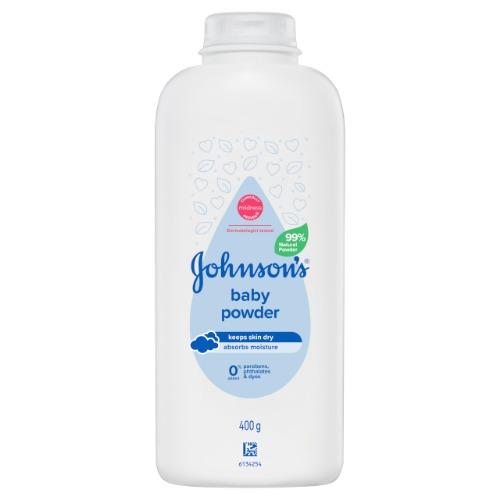 Johnson’s Baby Pure Cornstarch Moisture Absorbing Baby Powder 400g - 400 g (Pack of 1)