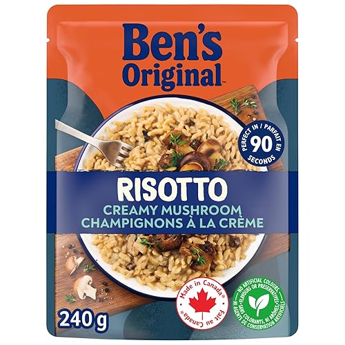 BEN'S ORIGINAL Risotto Creamy Mushroom Side Dish, 240g Pouch - Creamy Mushroom - 1