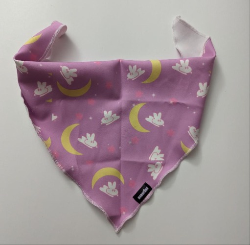 Moon Bunny Pet Bandana - L