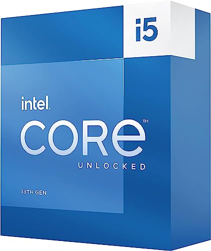 Intel Core i5-13600K (Latest Gen) Desktop Processor 14 cores (6 P-cores + 8 E-cores) with Integrated Graphics - Unlocked - Intel Core i5-13600K