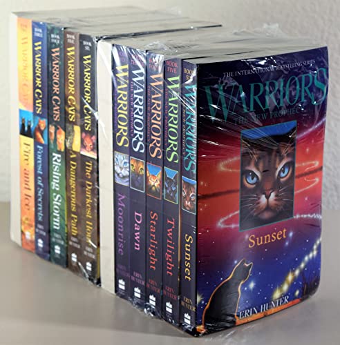Warrior Cats Volume 1 to 12 Books Collection Set (The Complete First Series (Warriors: The Prophecies Begin Volume 1 to 6) & The Complete Second Series (Warriors: The New Prophecy Volume 7 to 12)