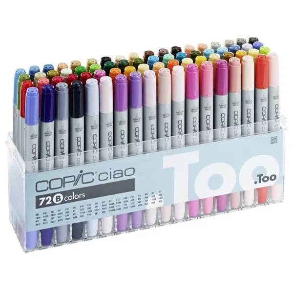 Copic Ciao Set B Lot de 72 marqueurs