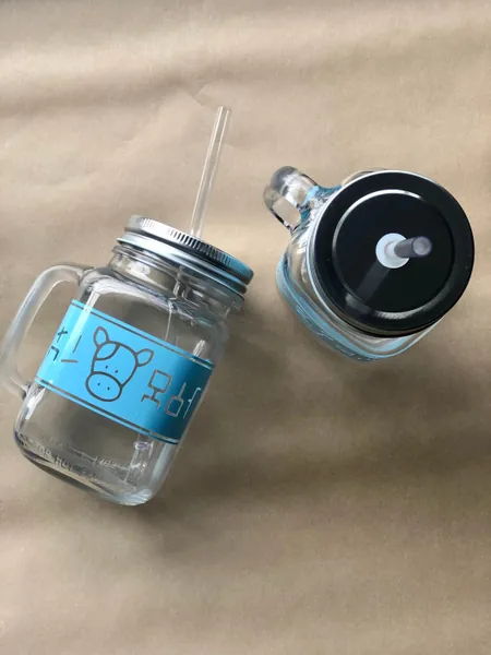 Zelda Lon Lon Milk Mug with Lid Mason Jar Reusable Food Safe 12 oz Gift for Gamer Ocarina of Time