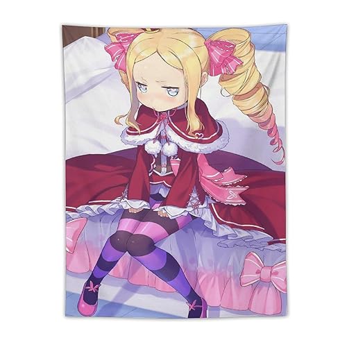 Re Zero Anime Posters The Tsundere Beatrice Betty Wall Tapestry Room Aesthetic Painting Bedroom Tapestries Living Room Walls Decorative 30"x40" - 30"x40"