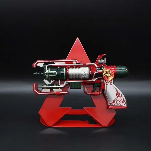 Metal Apex Legends Wingman Red Rocket Life Size Replica Alloy Display Art Cosplay Prop Game Room Decoration With Metal Stand