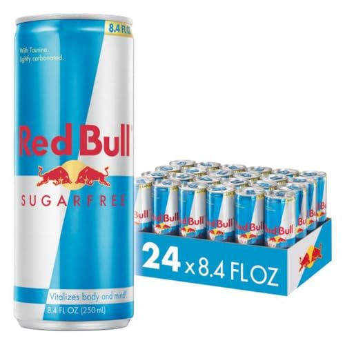 Red Bull Sugar Free Energy Drink, 8.4 Fl Oz, 24 Cans - Sugar-Free - 8.4 oz., 24pk, (1x24)
