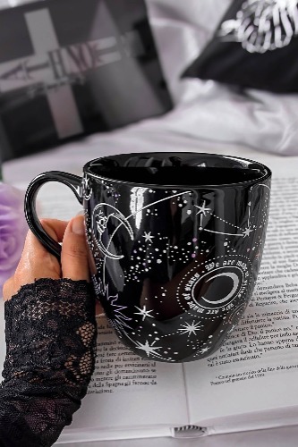 Stardust XXL Mug | One Size / Black / 100% Ceramic