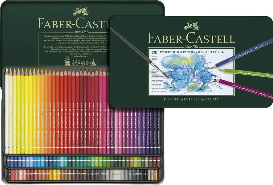 Faber-Castell Albrecht Durer Watercolour Pencils - Tin of 120