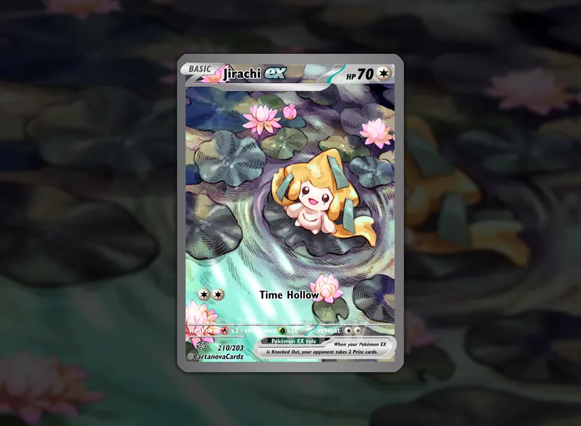Jirachi Custom Pokemon Card Top Quality Full Art