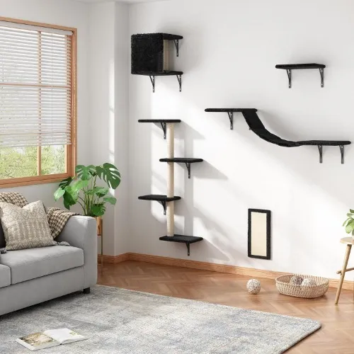 Wall Mounted 5 pc Cat Furniture