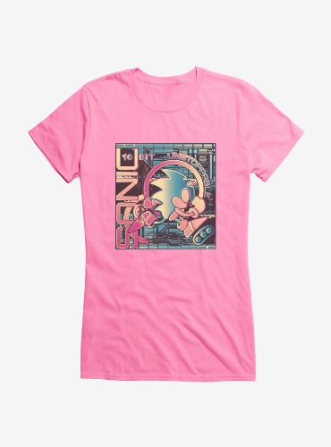 Sonic The Hedgehog Unstoppable Sonic 16-Bit Girls T-Shirt