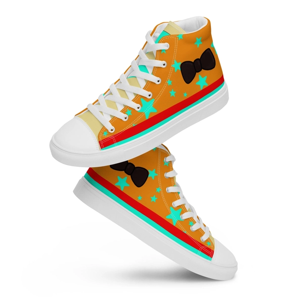 Glamrock Freddy Men’s high top canvas shoes