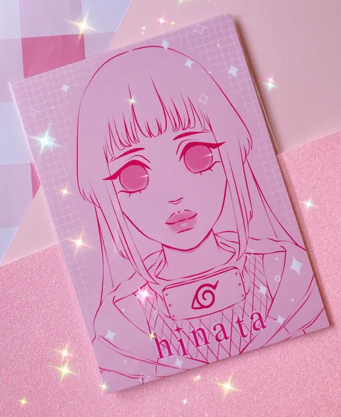 Kawaii Anime Pastel Pink Girly Postcard Print