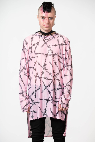 Tuning In Top | L / Pink / 95% Polyester 5% Elastane.