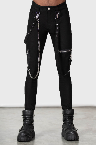 Unlawful Trousers | M / Black / 73% Viscose 23% Polyamide 4% Elastane