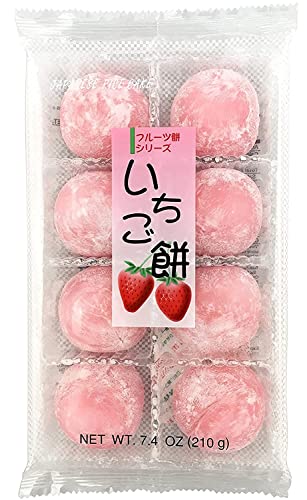 Fruits Mochi Daifuku Ichigo 7.4oz/210g - 7.4 Ounce (Pack of 1)