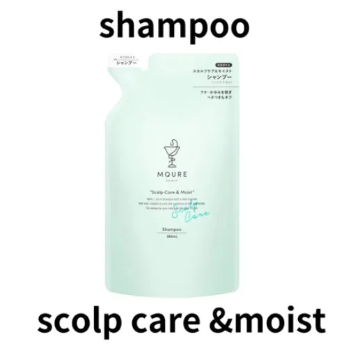 [Direct from japan]MQURE Medicated Scalp Care & Moist Shampoo Refill 360 ml Treatment Refill 360 ml