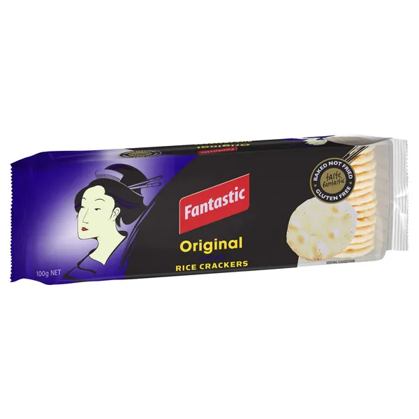 Fantastic Rice Crackers, 100 g, Original