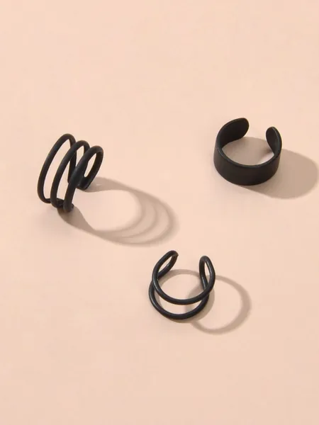 3pcs Minimalist Ear Cuff