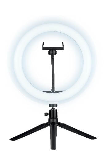 Delia's 12in Ultra-Light LED Ring Light and Phone Holder