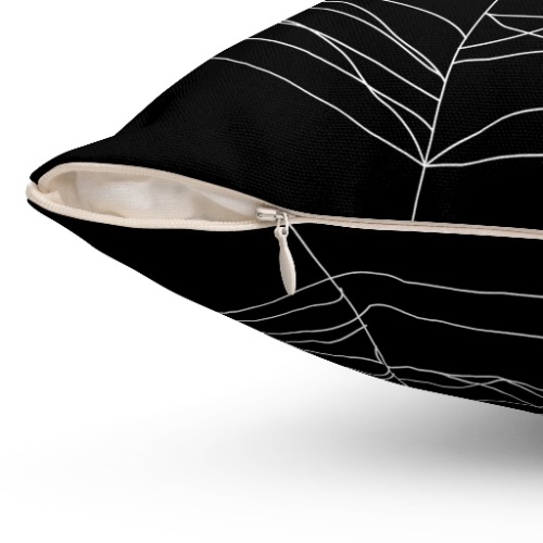 "Web of Shadows" Throw Pillow - 18x18 / Zip Cover with Insert