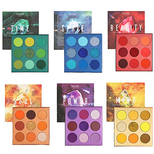 Docolor Eyeshadow Palette 54Colors Gemstone Eye Shadow Palette Highly Pigmented Mattes Glitter Shimmers Naked Smokey Cream Powder Blendable Long Lasting Waterproof Colorful Professional Makeup Palette - Gemstone Collection