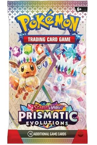 Pokemon Trading Card Game Scarlet & Violet Prismatic Evolutions Booster Pack, Random Artwork