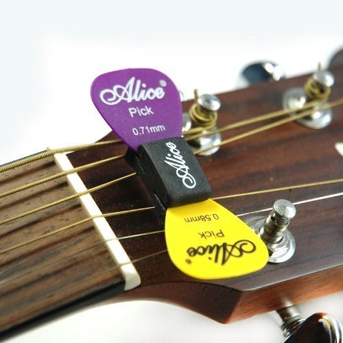 Alice A010C Guitar Pick Plectrum Holder (Pack of 2) For Acoustic and Electric Guitars