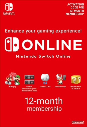 Nintendo Switch Online Membership - 12 Months | Switch Download Code