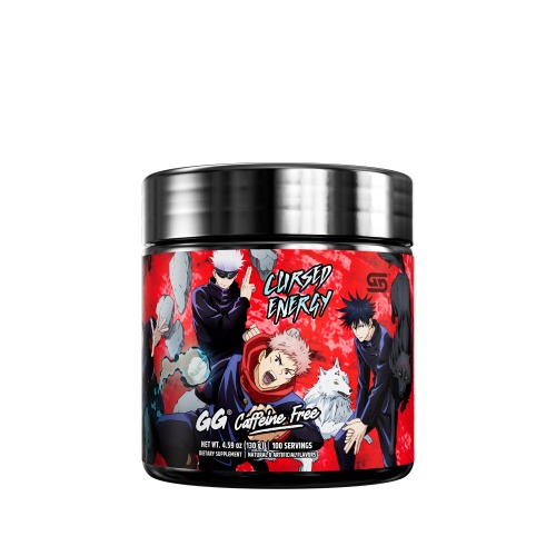 Gamer Supps x Jujutsu Kaisen Cursed Energy Caffeine Free - 100 Servings
