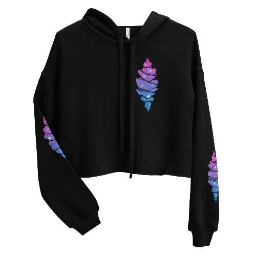 Cosmic Rips Crop Hoodie - 2XL
