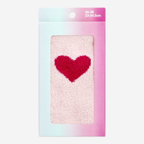 Soft Socks with Hearts - 36/38 | Default Title
