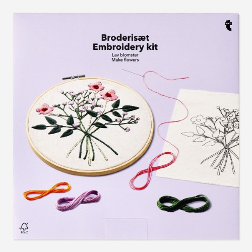 Embroidery Kit with Flower Designs | Default Title