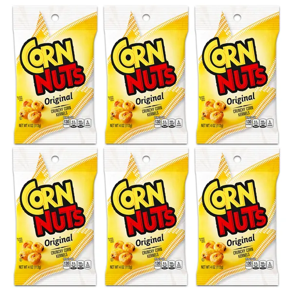 Corn Nuts 4 Ounce, Original Flavor (Pack of 6) - 